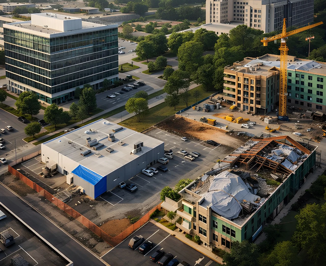 Property tax exemptions, abatements, and damaged-property relief for commercial and institutional properties